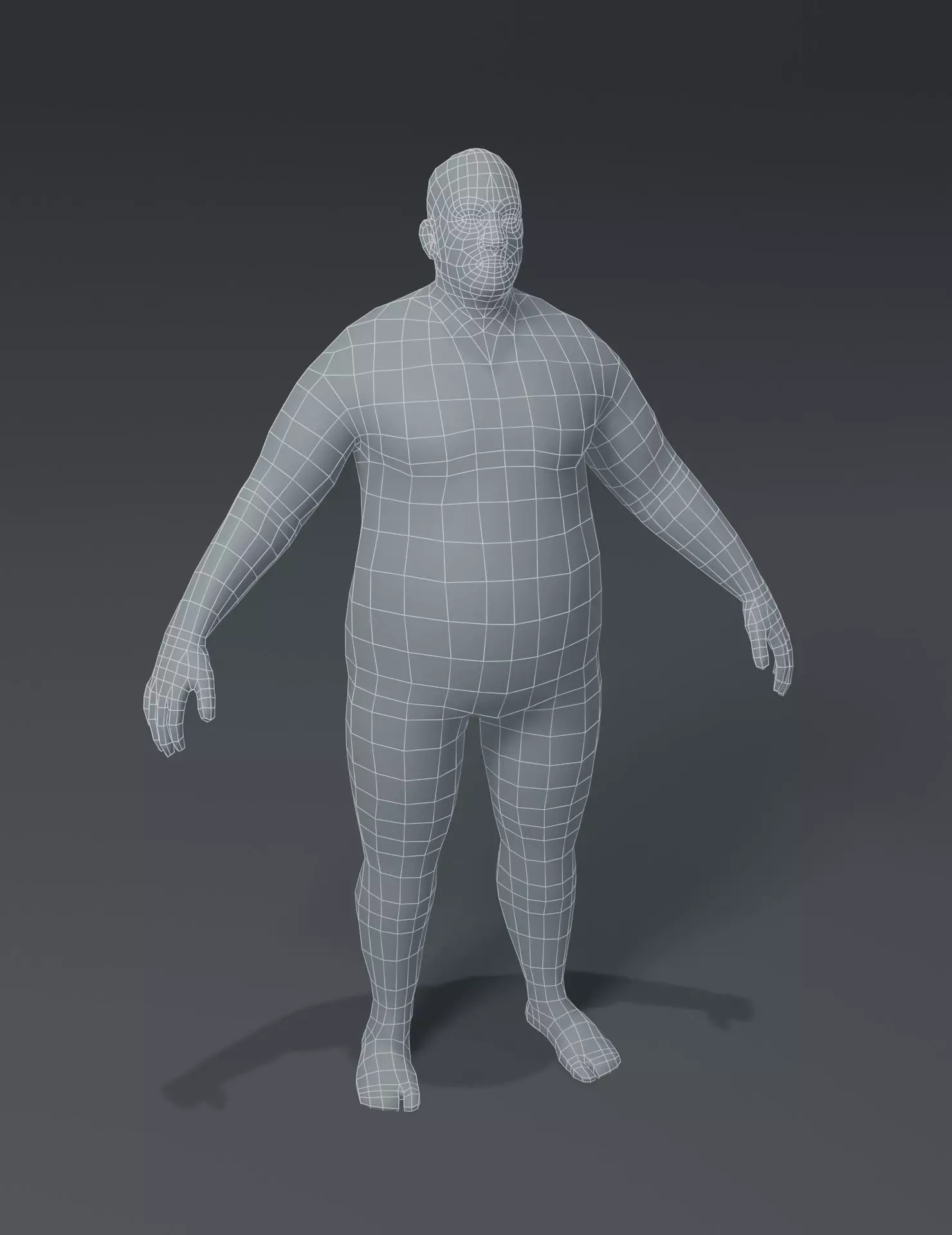 Human Body Base Mesh 40 Models Pack with 76 Sound Effects Low-poly 3D model_47