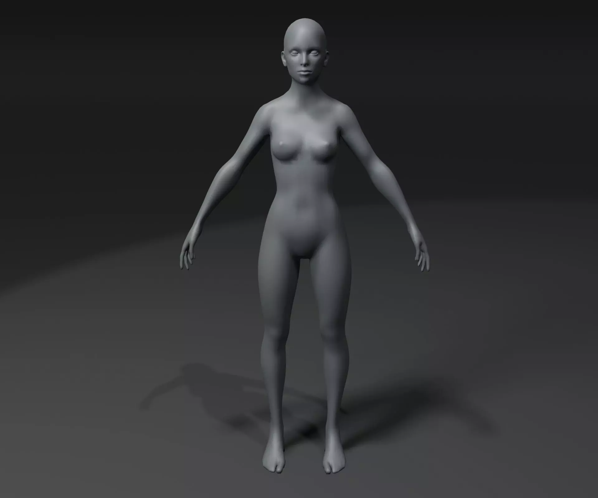 Human Body Base Mesh 40 Models Pack with 76 Sound Effects Low-poly 3D model_23