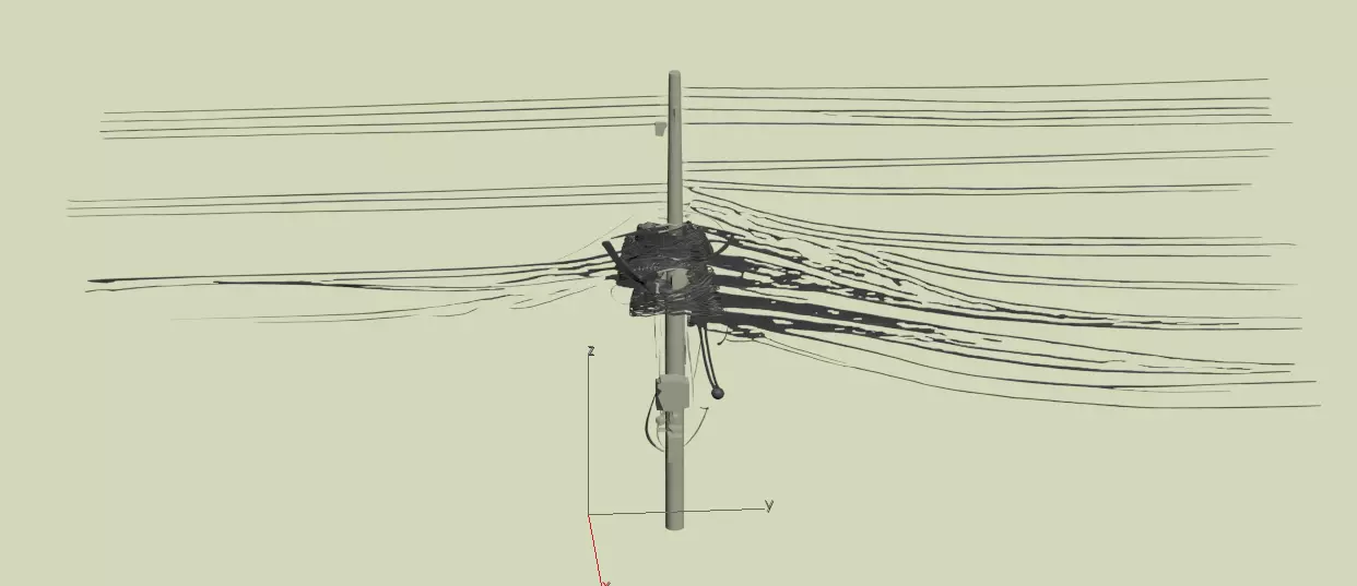 Electric Utility Pole 3D Model 3ds Max Corona FBX Low-poly 3D model_1