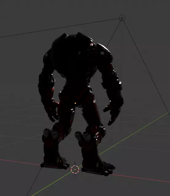Mechsuit Low-poly 3D model_2
