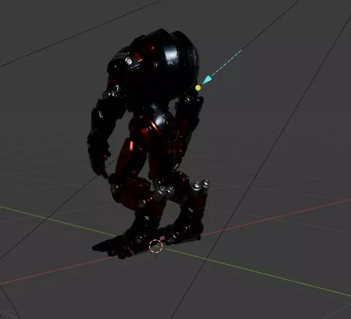 Mechsuit Low-poly 3D model_3