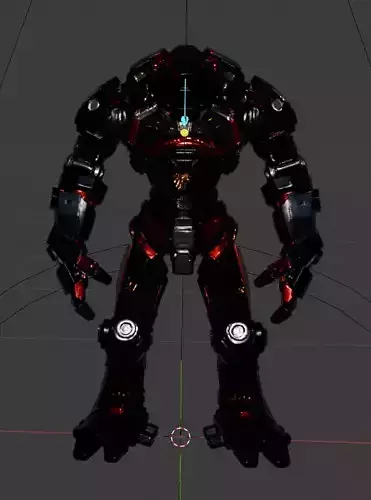 Mechsuit Low-poly 3D model