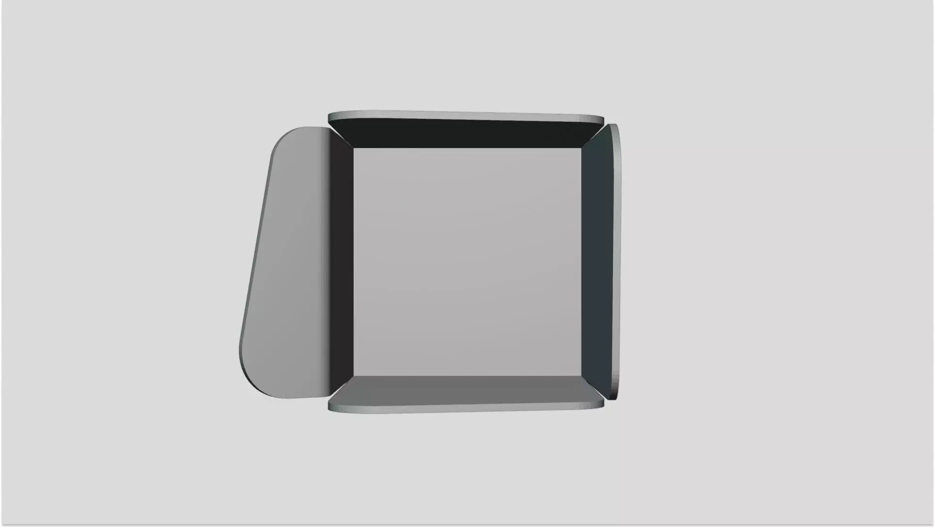 Folded Paper Storage Box 3D print model_6