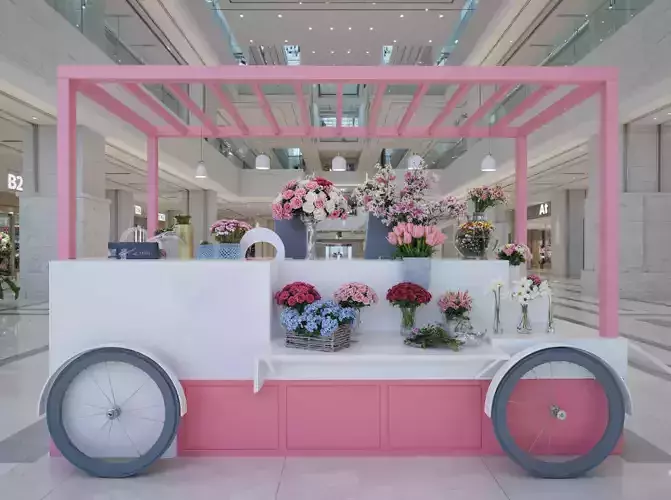 Flowers Cart  Food Cart  Trolly