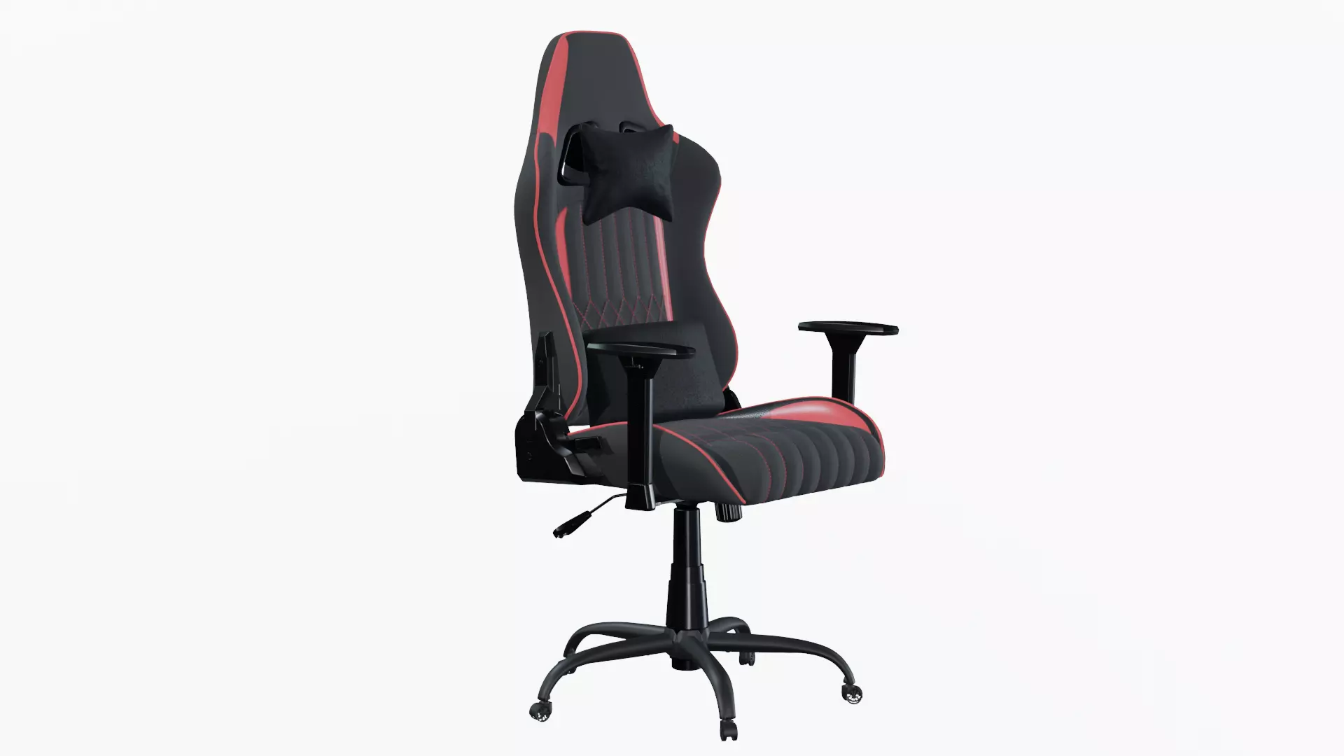 Gaming Chair Low-poly 3D model_6