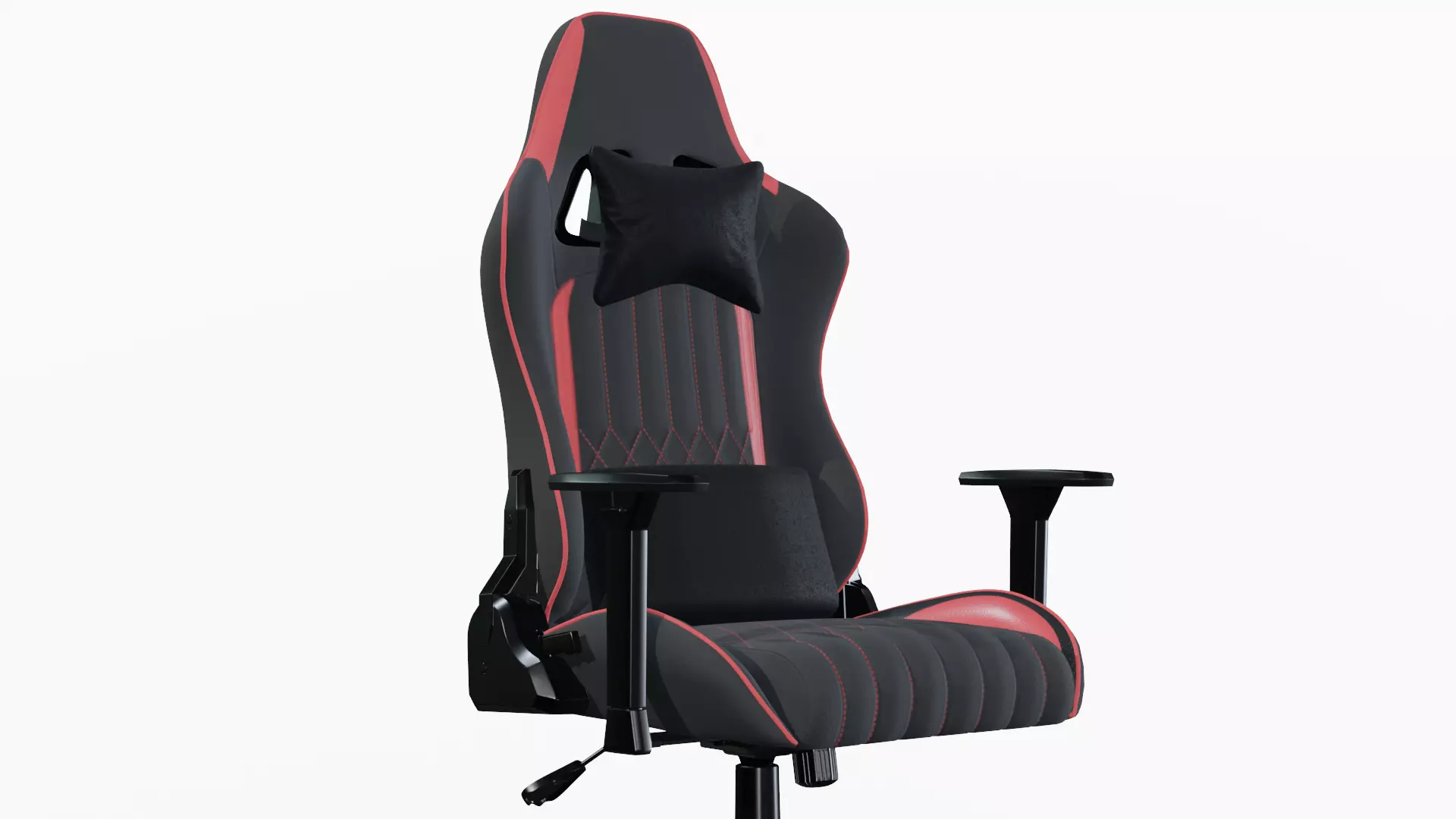 Gaming Chair Low-poly 3D model_11
