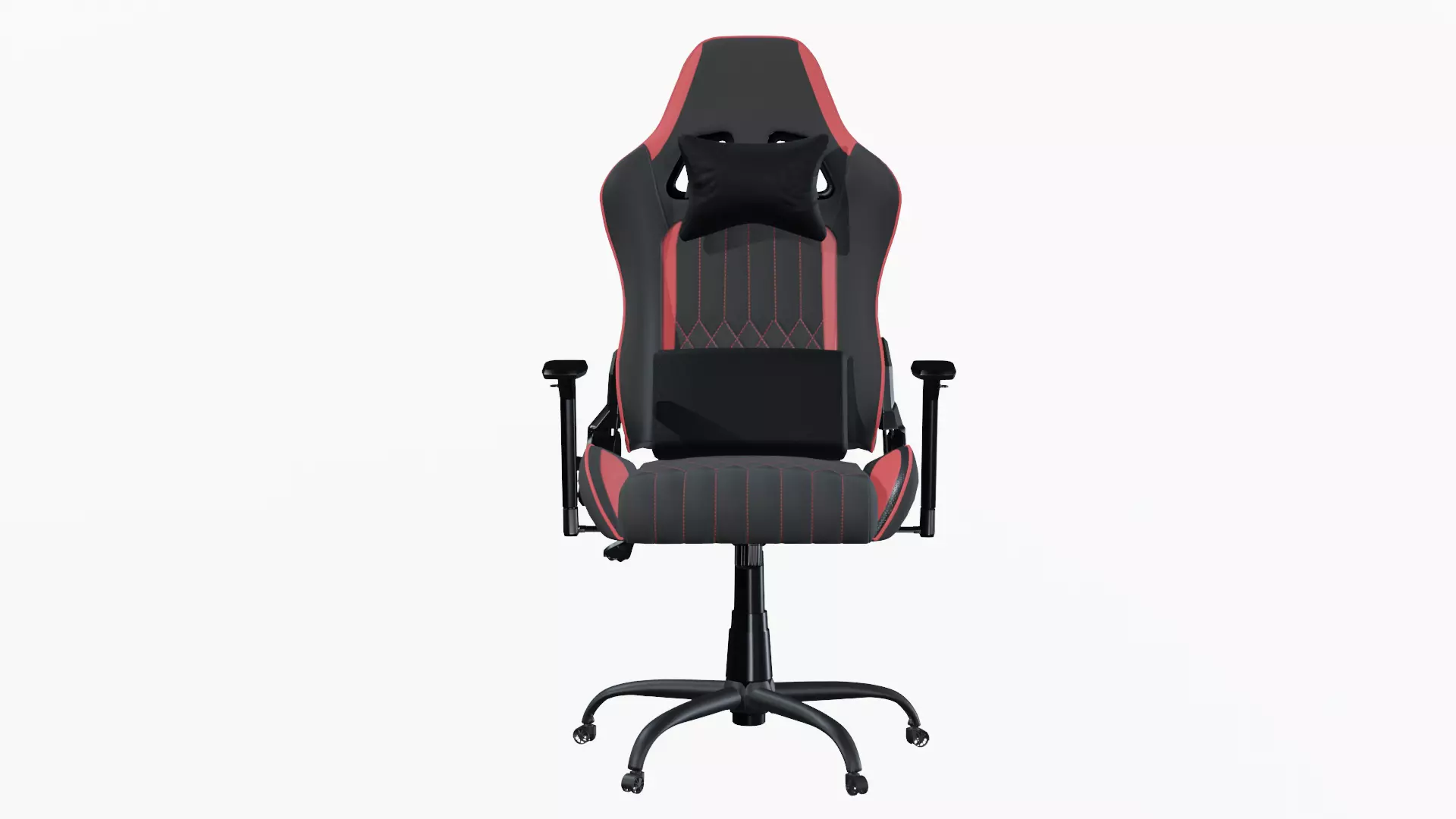 Gaming Chair Low-poly 3D model_2