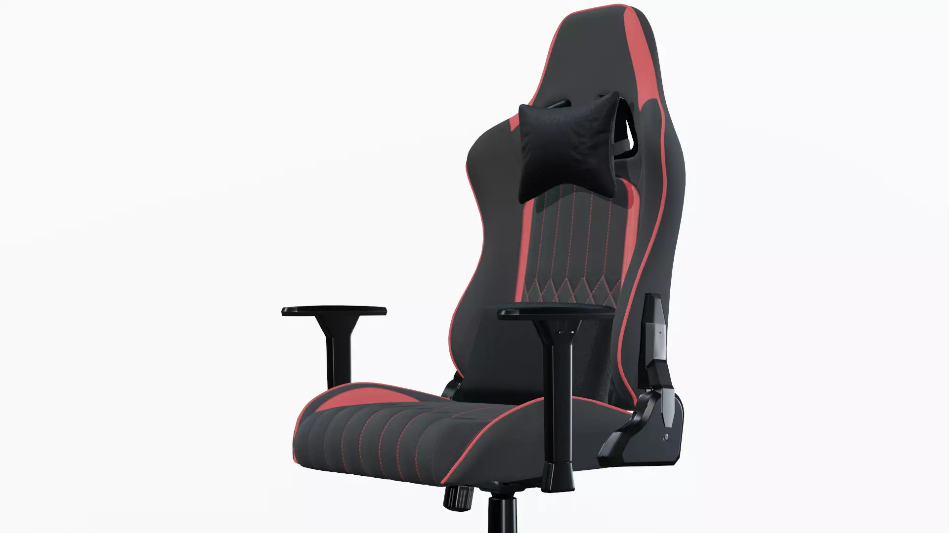 Gaming Chair Low-poly 3D model_10