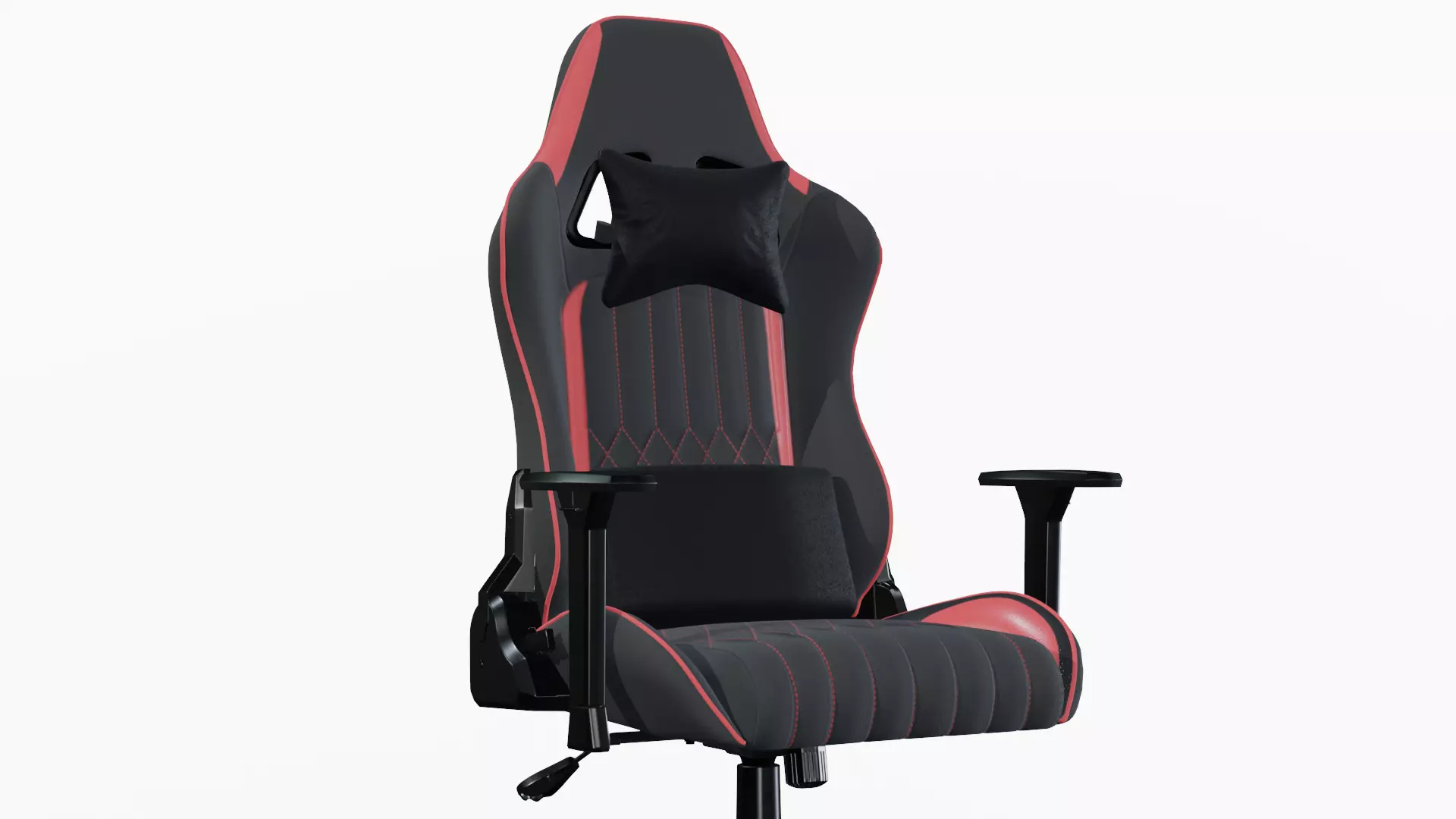 Gaming Chair Low-poly 3D model_8