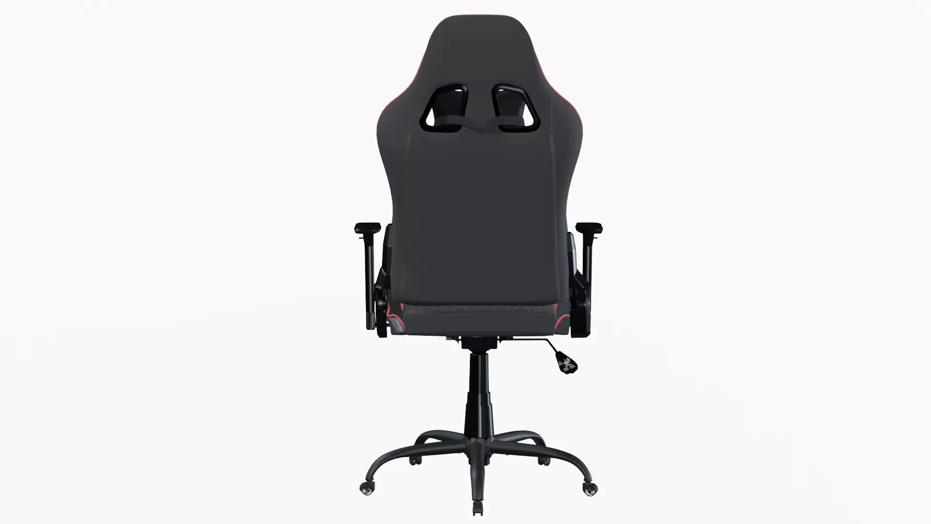 Gaming Chair Low-poly 3D model_4