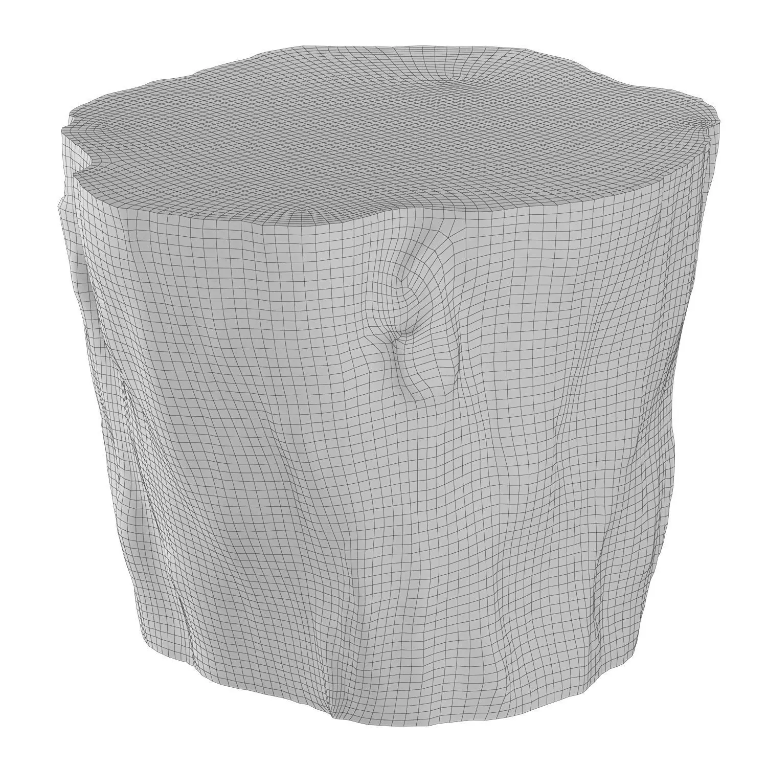 Oakmont outdoor side table 3D model_6