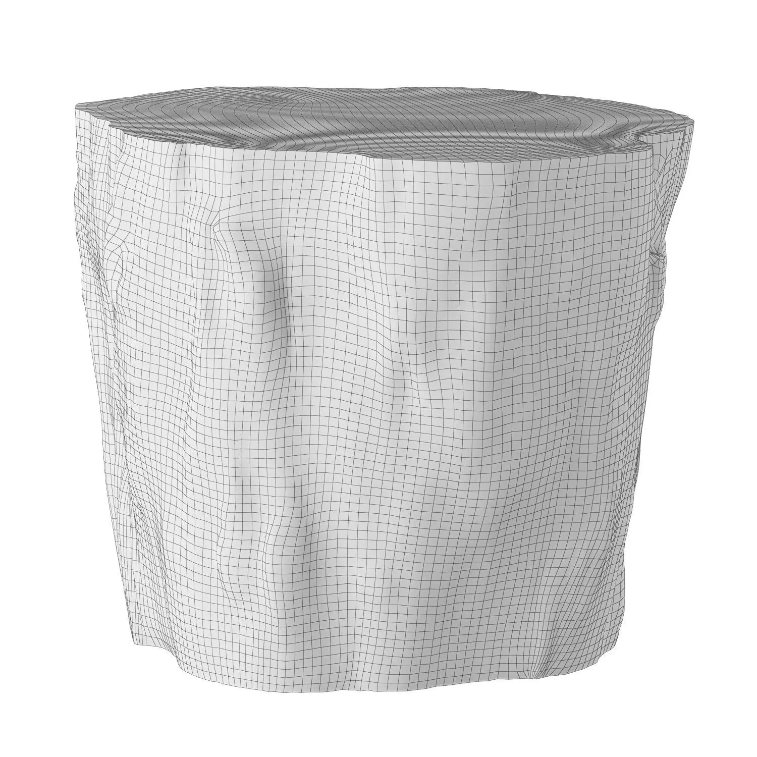 Oakmont outdoor side table 3D model_5