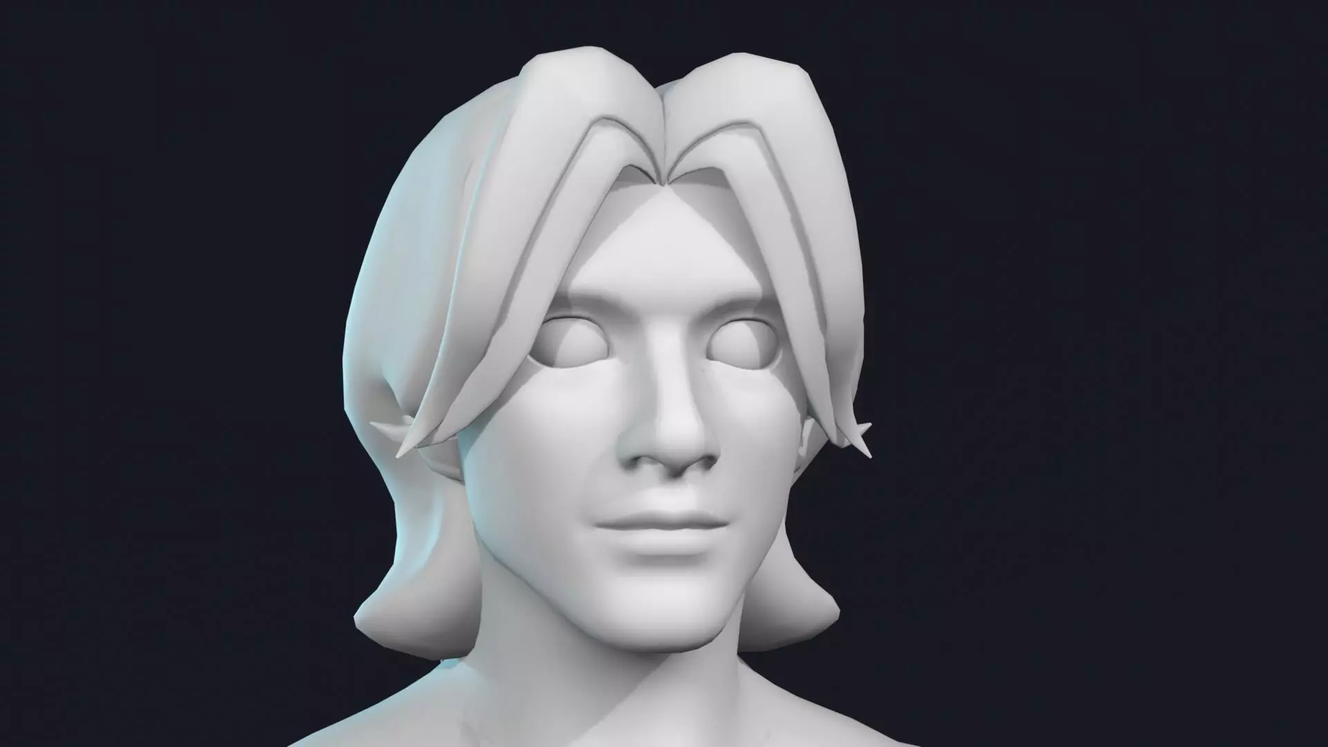 Stylized Human Body Base Mesh Pack Face Rig 76 Sound Effects Low-poly 3D model_24