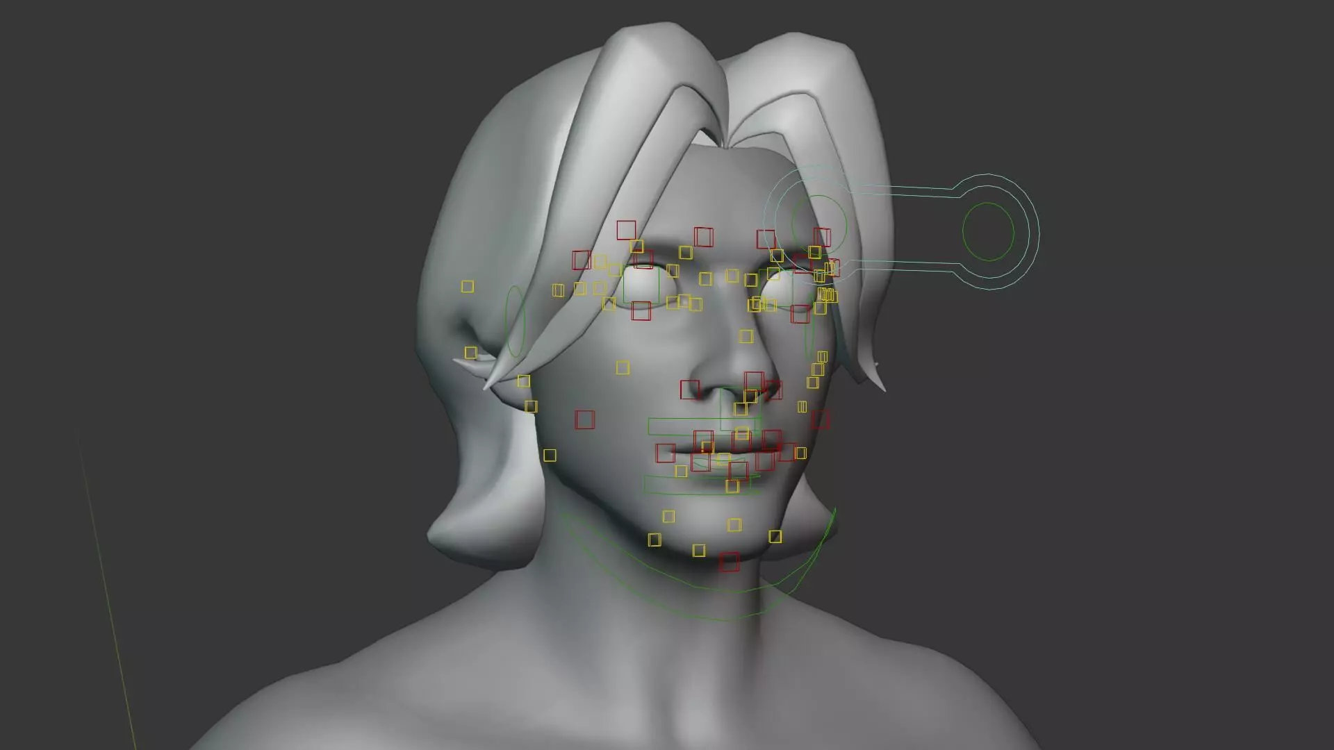 Stylized Human Body Base Mesh Pack Face Rig 76 Sound Effects Low-poly 3D model_34