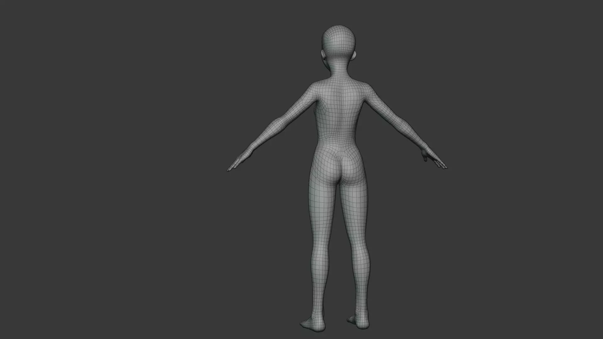Stylized Human Body Base Mesh Pack Face Rig 76 Sound Effects Low-poly 3D model_96