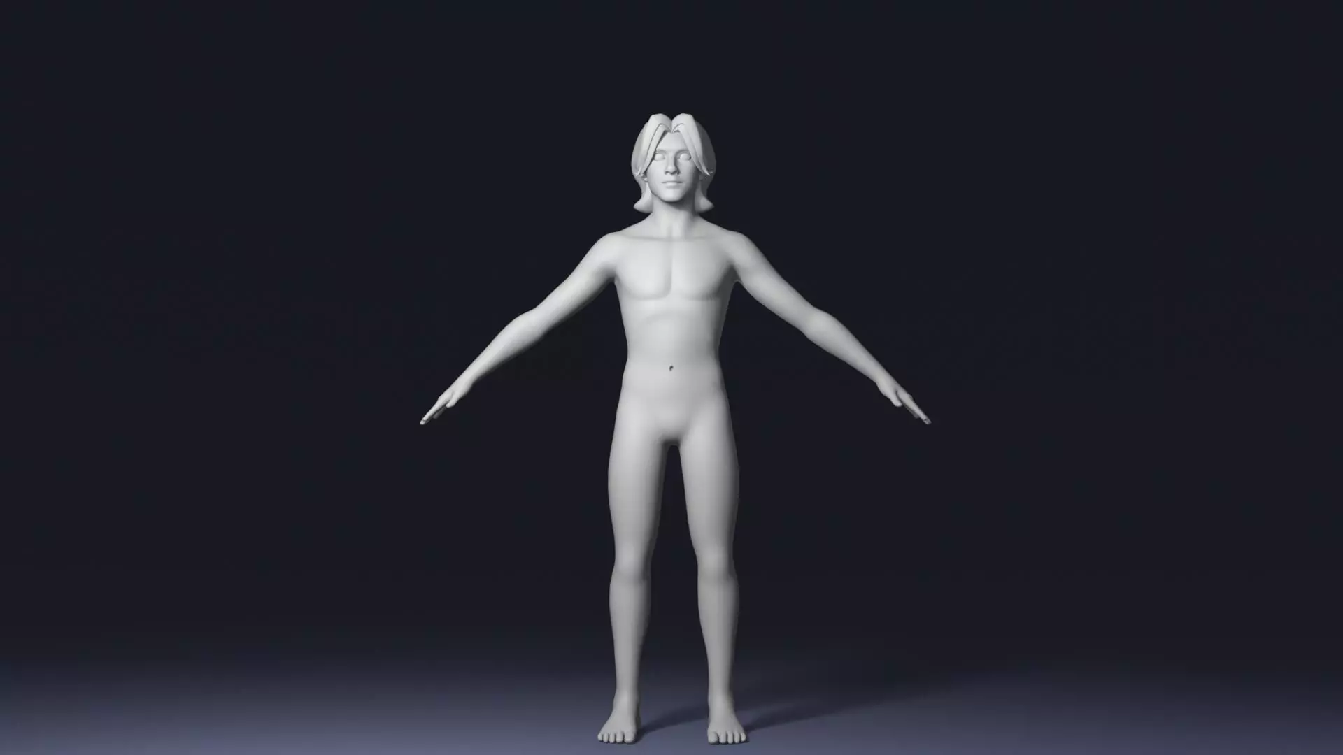 Stylized Human Body Base Mesh Pack Face Rig 76 Sound Effects Low-poly 3D model_15