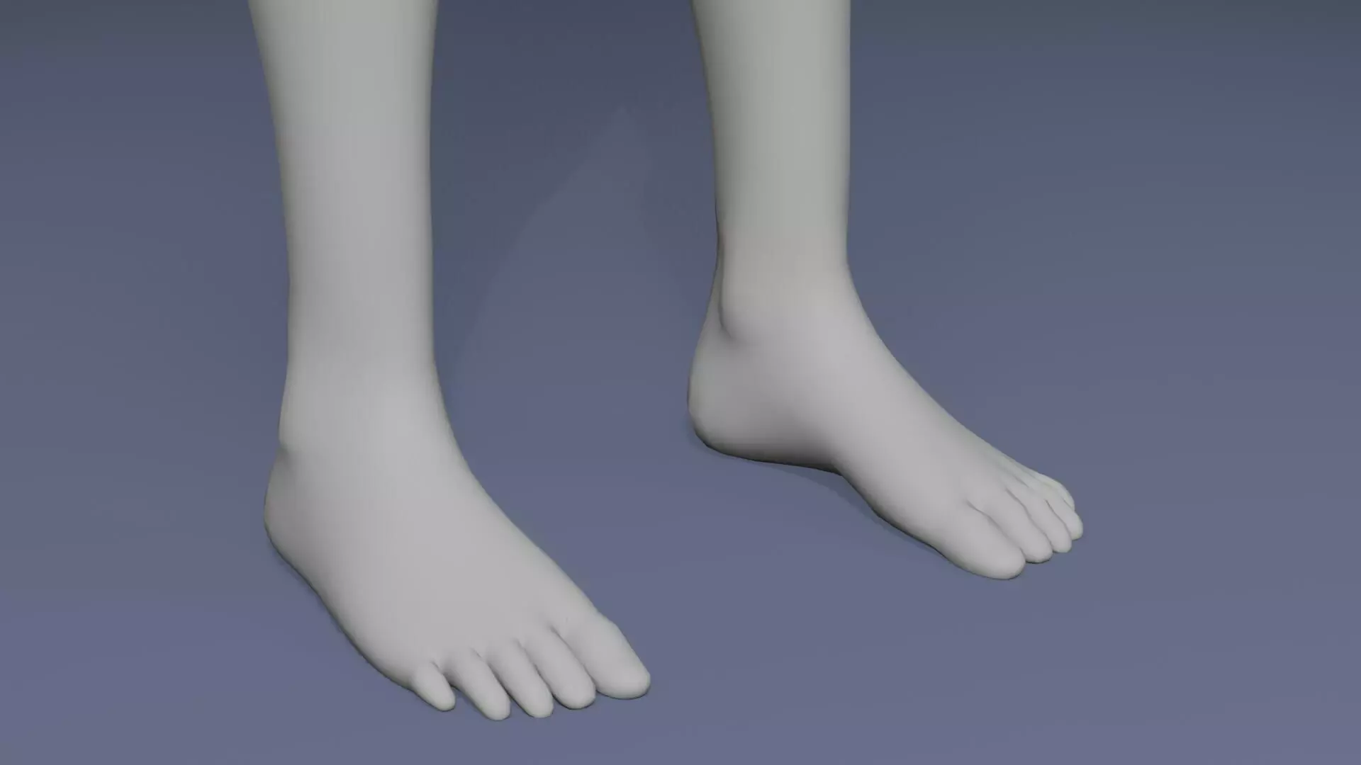 Stylized Human Body Base Mesh Pack Face Rig 76 Sound Effects Low-poly 3D model_43