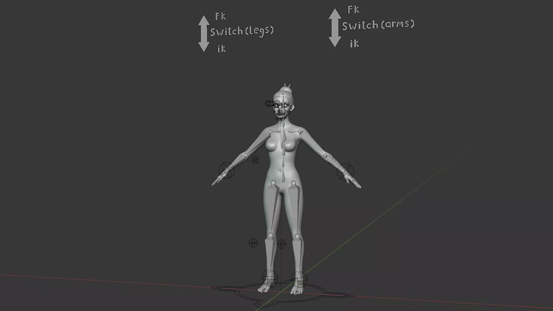 Stylized Human Body Base Mesh Pack Face Rig 76 Sound Effects Low-poly 3D model_53