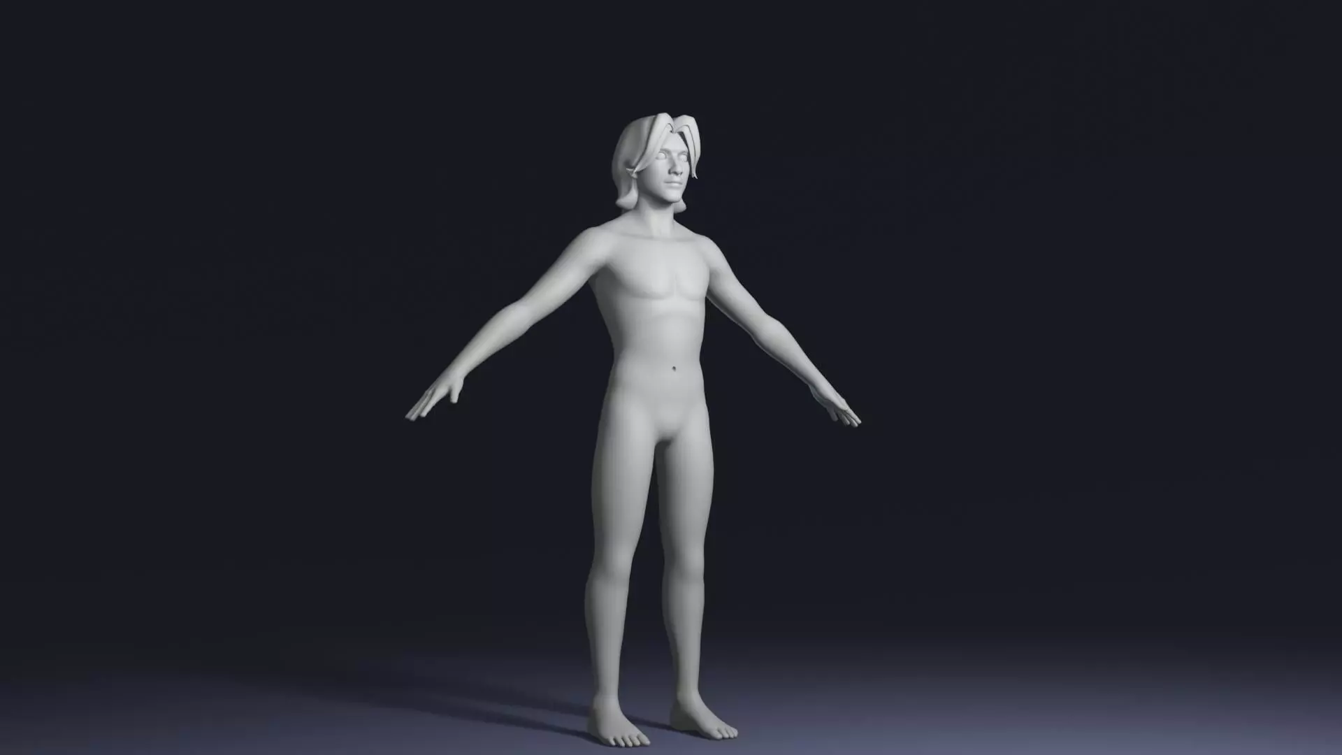 Stylized Human Body Base Mesh Pack Face Rig 76 Sound Effects Low-poly 3D model_16