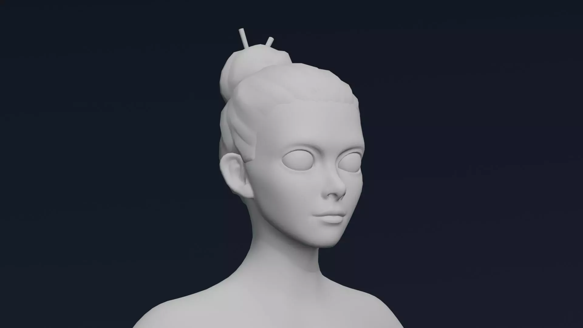 Stylized Human Body Base Mesh Pack Face Rig 76 Sound Effects Low-poly 3D model_38