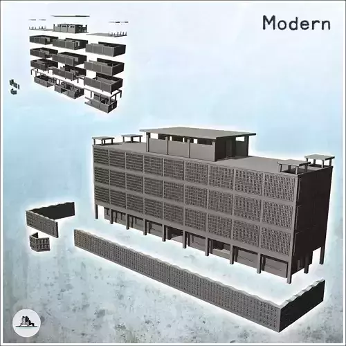 Building of the American embassy in Saigon Vietnam - Modern WW2 