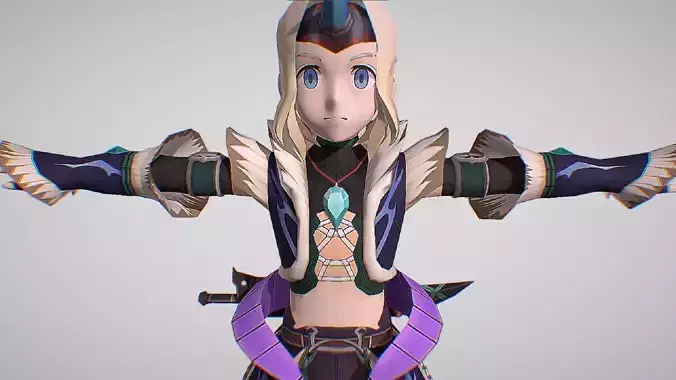 Yuri - Kirin - Blademaster X Armor - Monster Hunter Riders 