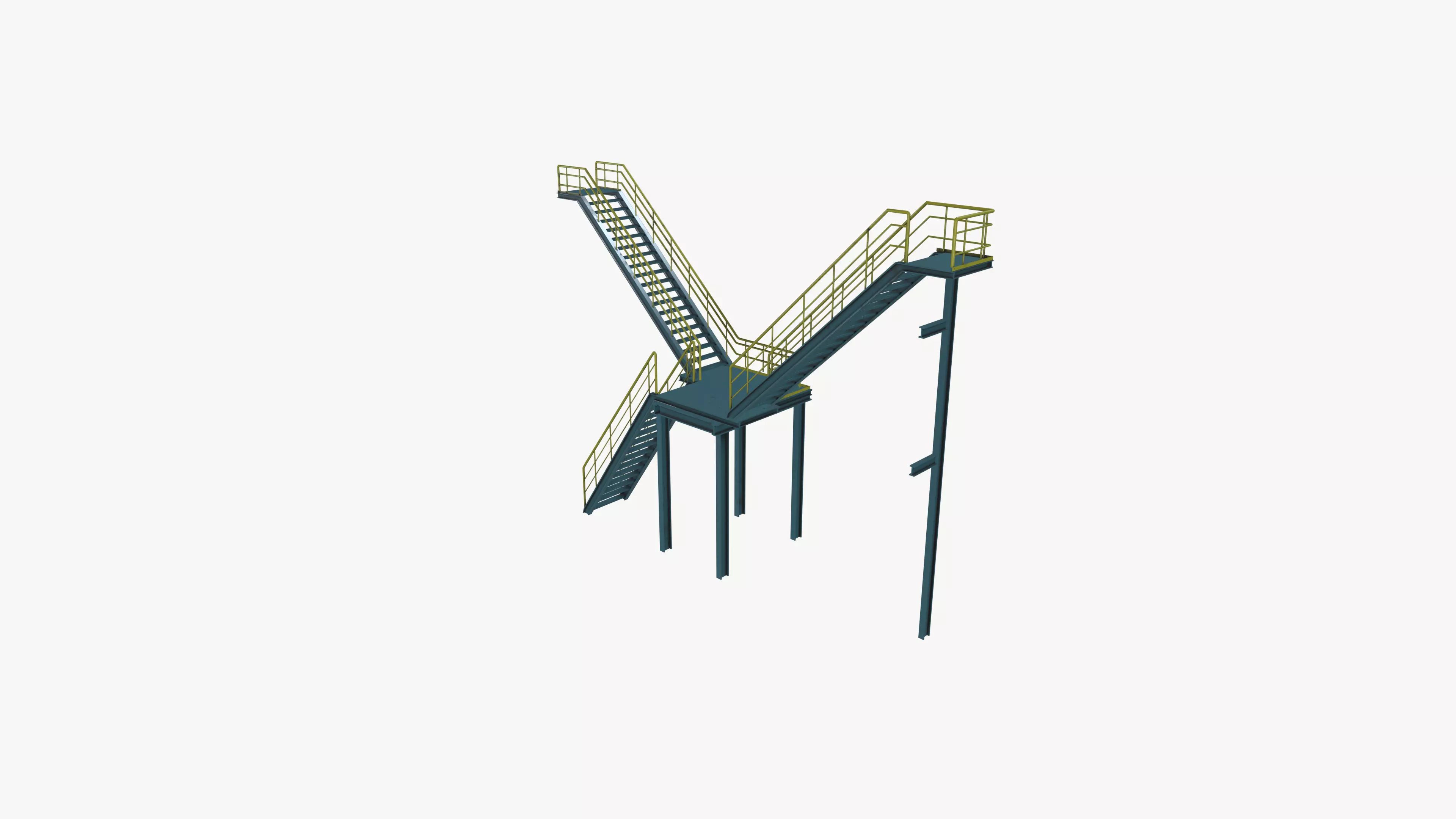 staircase 3D model_8