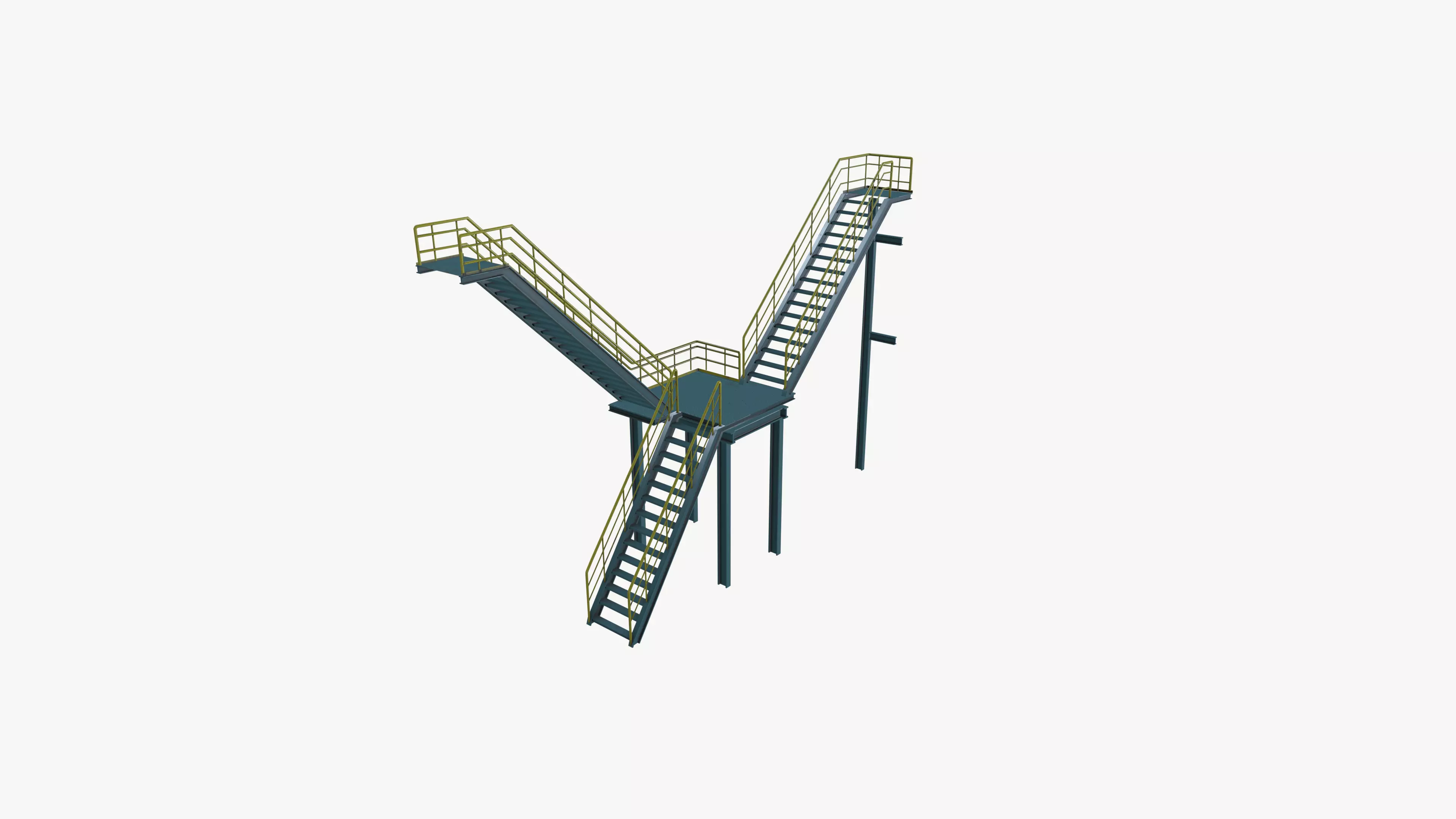 staircase 3D model_9