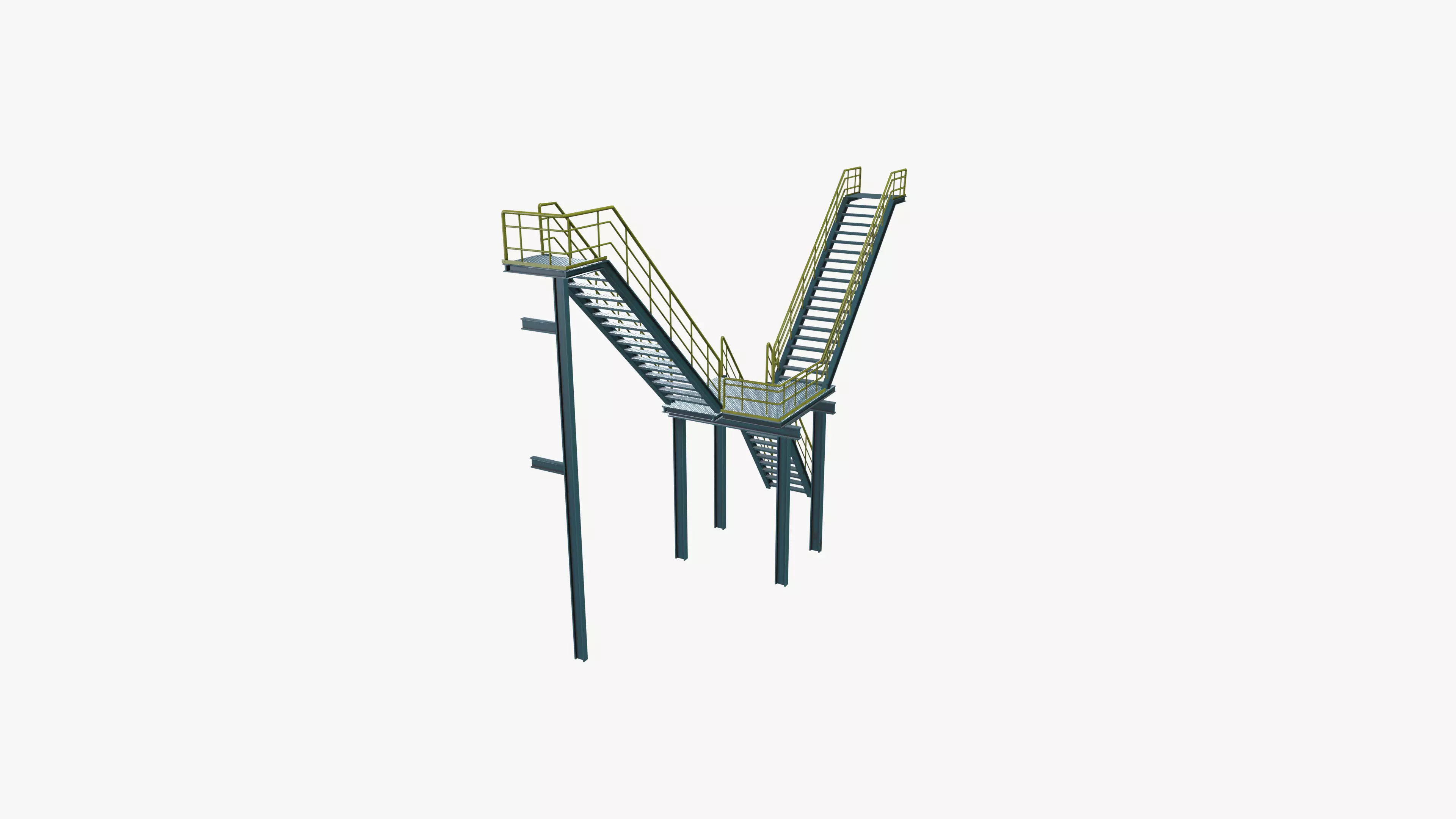 staircase 3D model_7