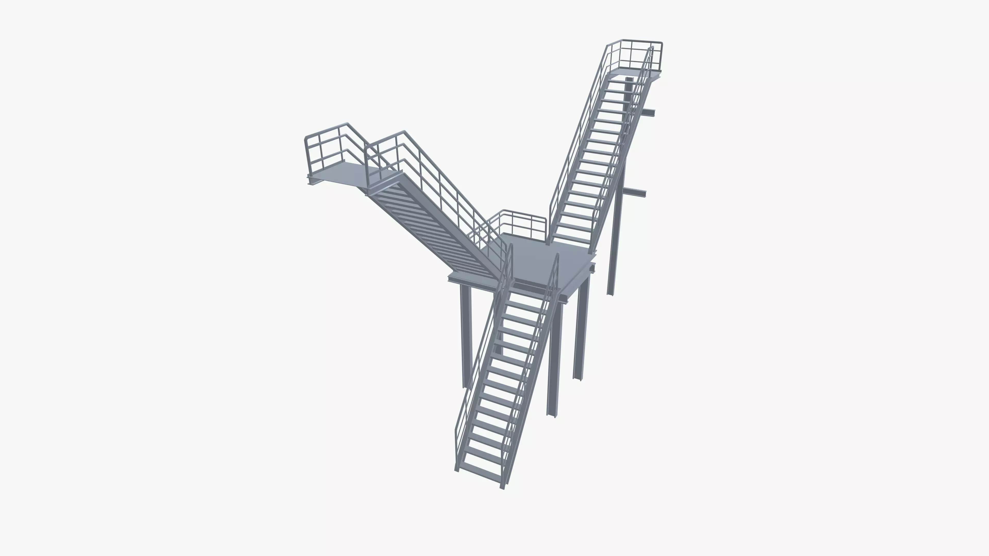 staircase 3D model_4