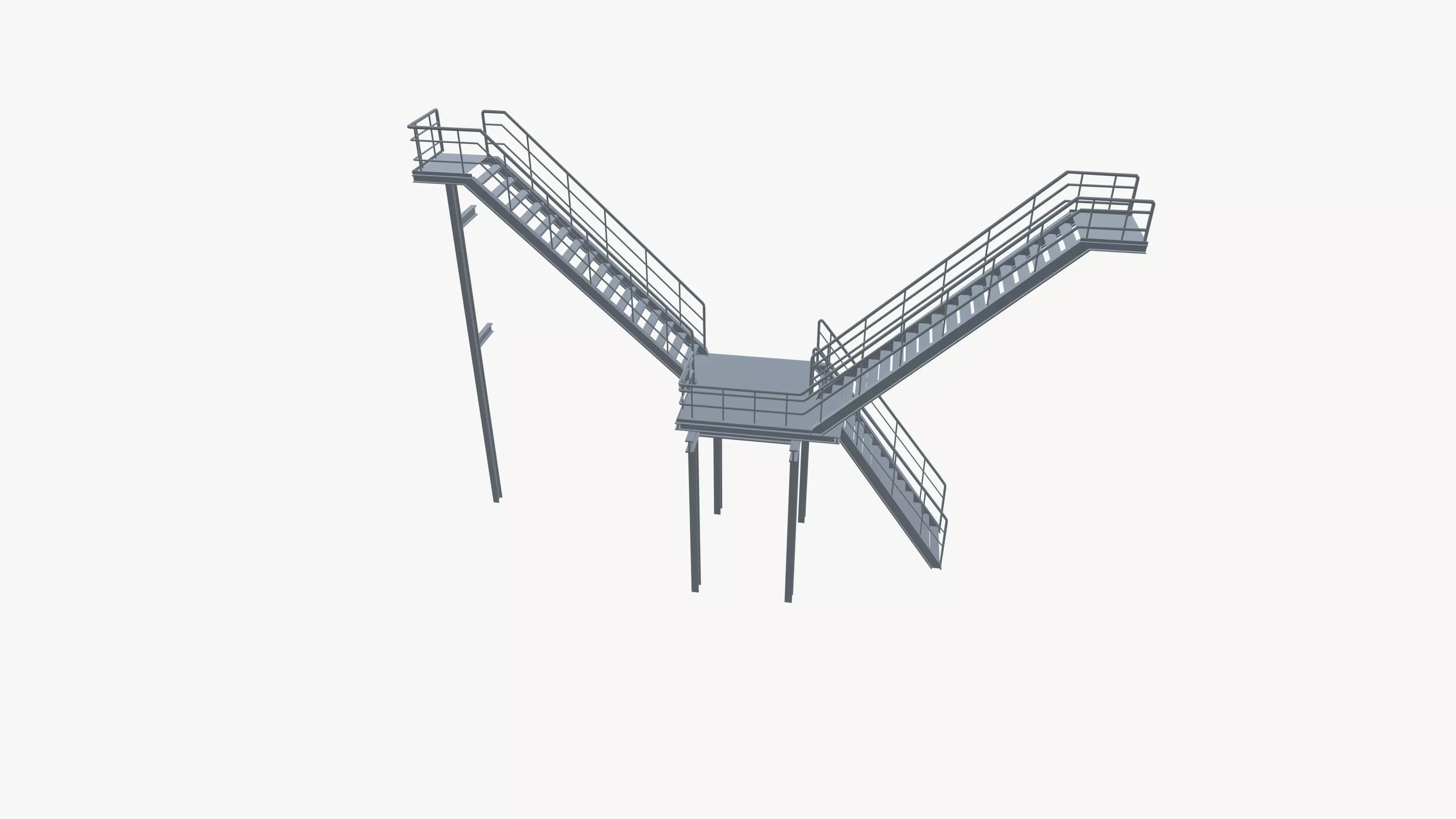 staircase 3D model_5