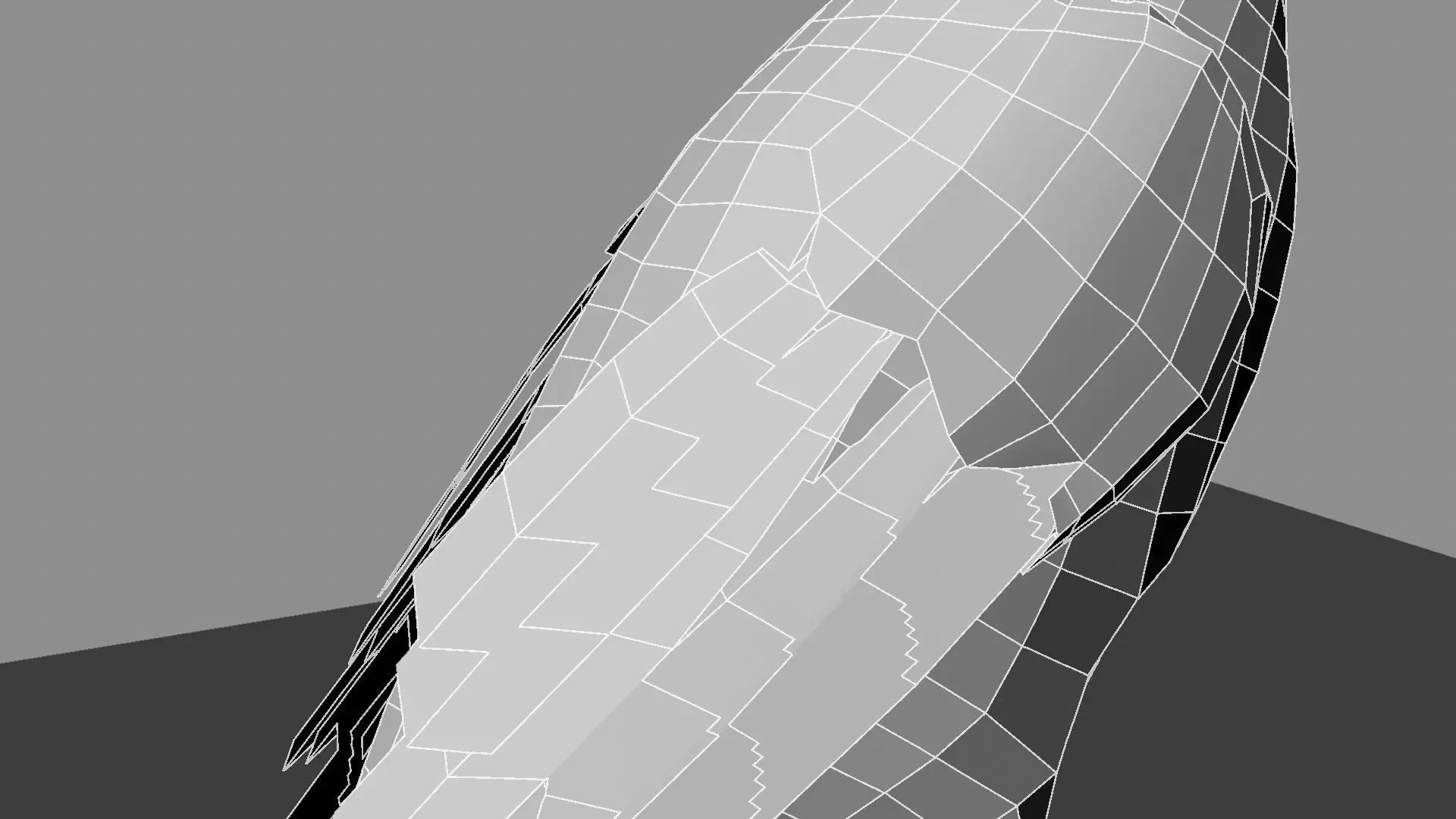 Blue wing mountain tanager close wing Animation with Blend Shape 3D model_35