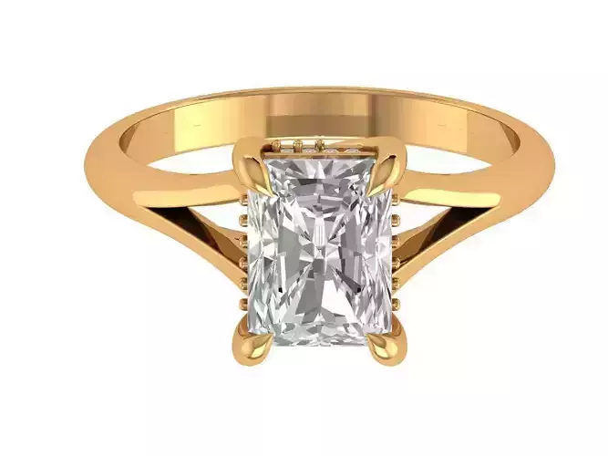 Radiant Engagement Ring