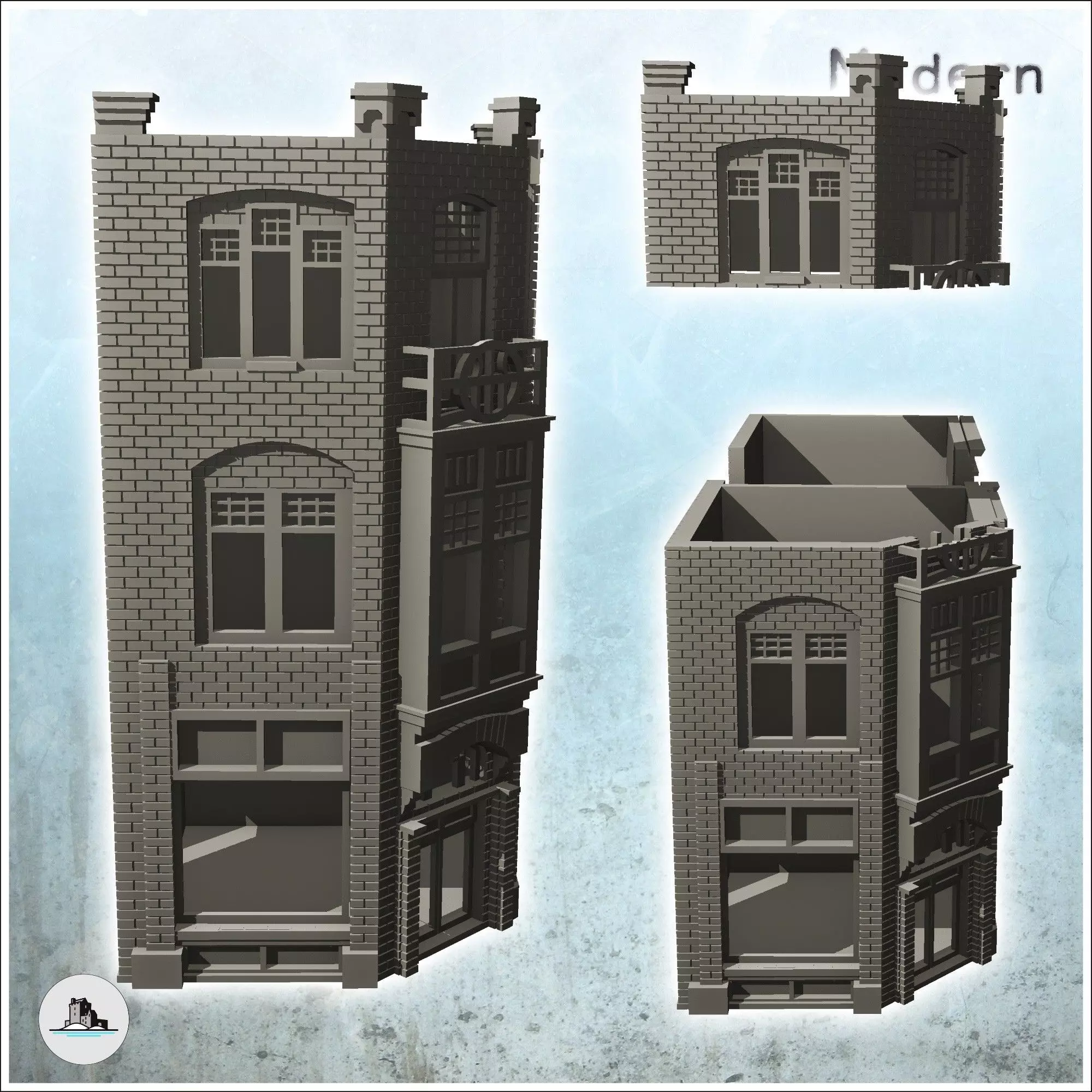 Borneo cigar store Assen Netherland - Modern WW2 WW1 World War D 3D print model_3