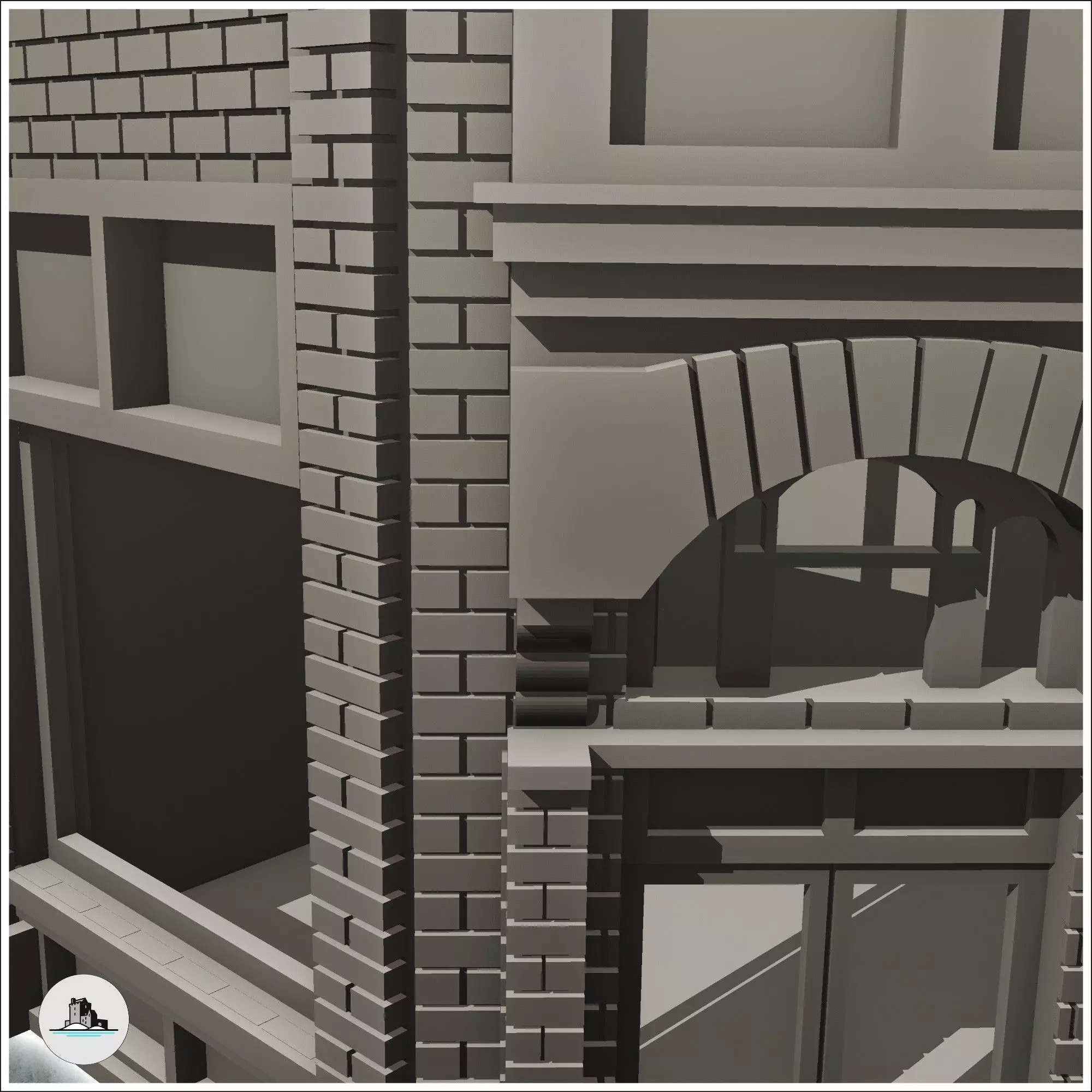 Borneo cigar store Assen Netherland - Modern WW2 WW1 World War D 3D print model_6