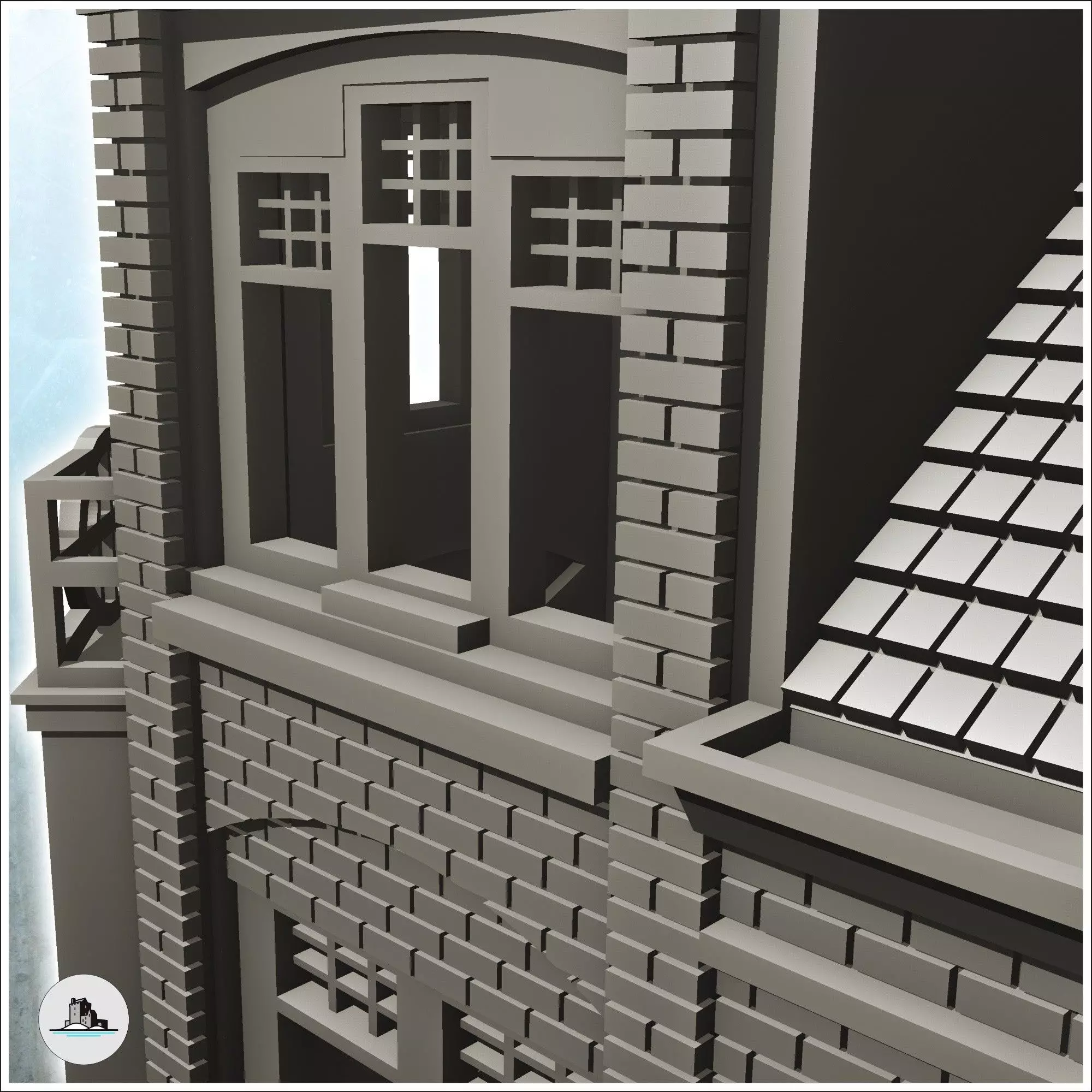 Borneo cigar store Assen Netherland - Modern WW2 WW1 World War D 3D print model_7