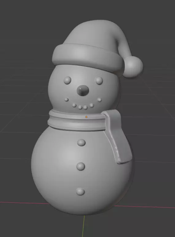 Snowy 3D print model_1