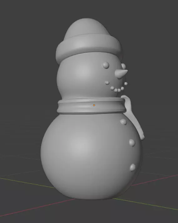 Snowy 3D print model_2