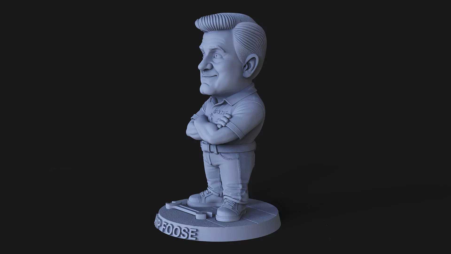 Chip Foose Chibi 3d Print 3D print model_3