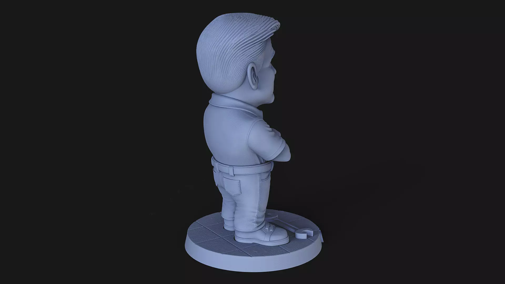 Chip Foose Chibi 3d Print 3D print model_5