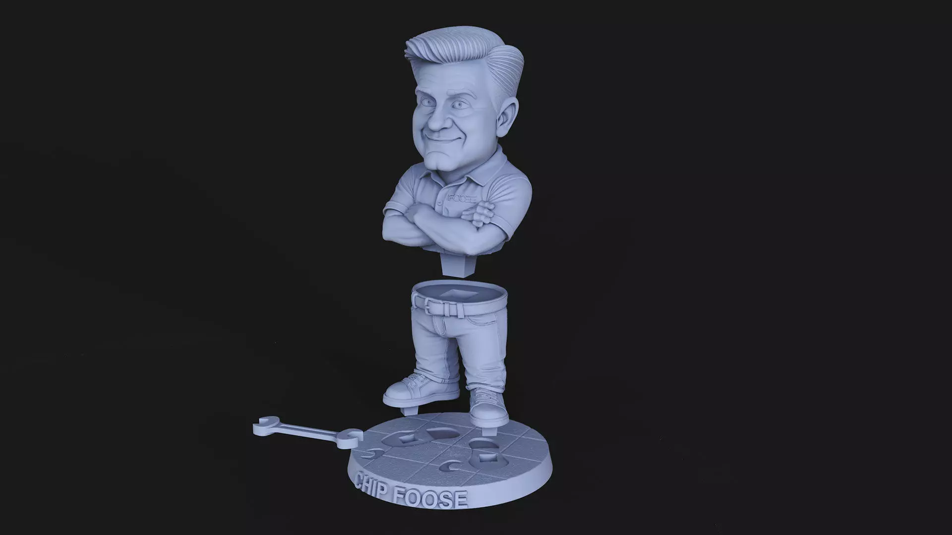 Chip Foose Chibi 3d Print 3D print model_9