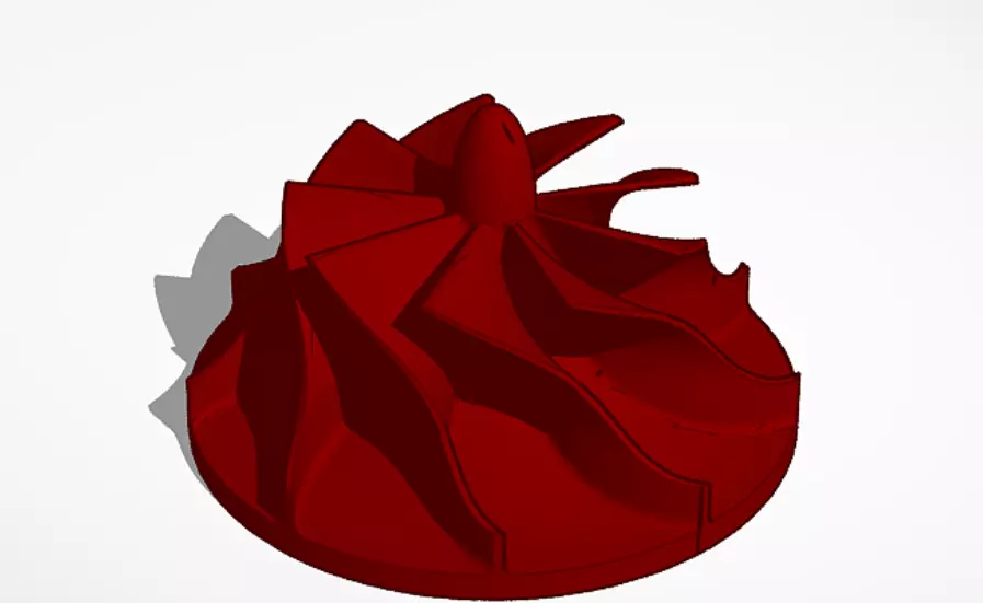 Turbo fan 3D print model_0