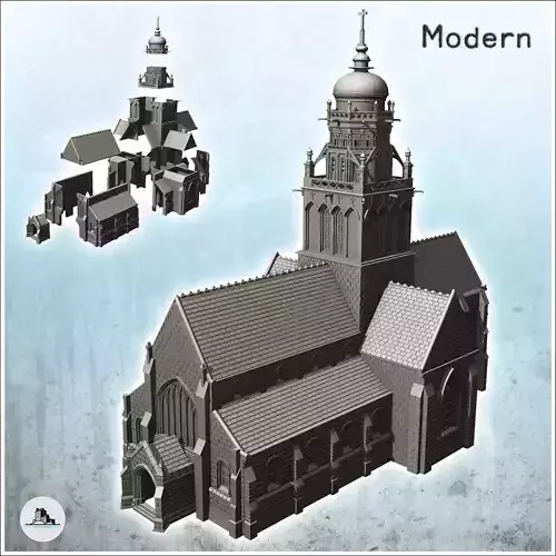 Church of Notre-Dame Saint-marie-Du-Mont Normandy - Modern WW2 W