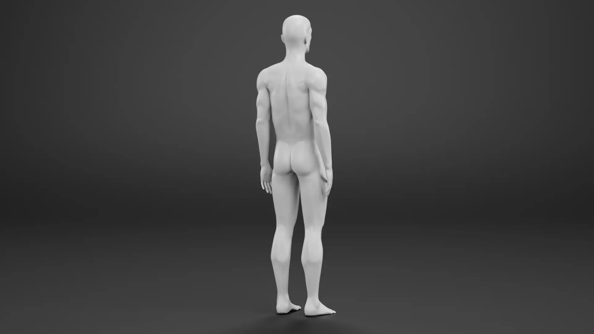 Male Dummy - Man Mannequin - Rigged Low-poly 3D model_11