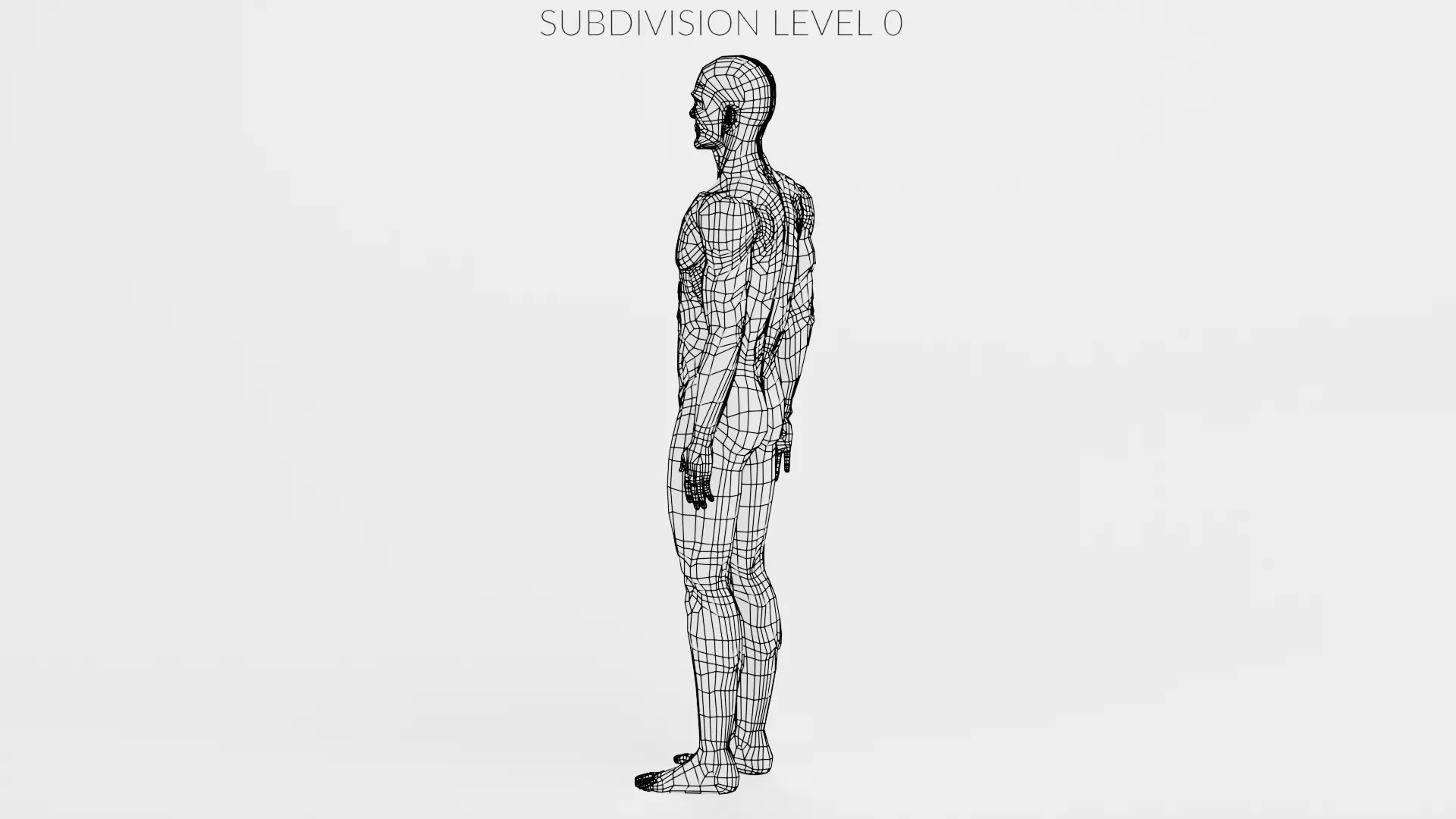 Male Dummy - Man Mannequin - Rigged Low-poly 3D model_15
