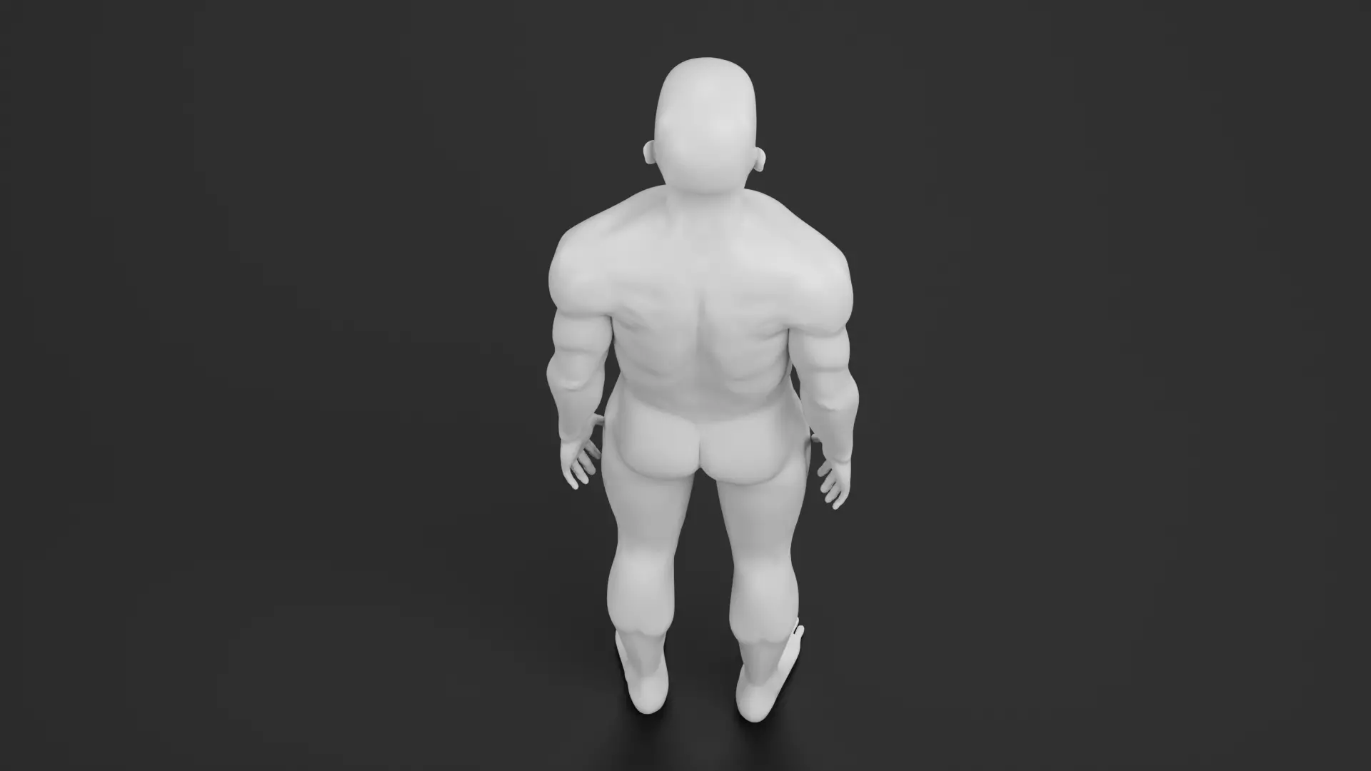 Male Dummy - Man Mannequin - Rigged Low-poly 3D model_12