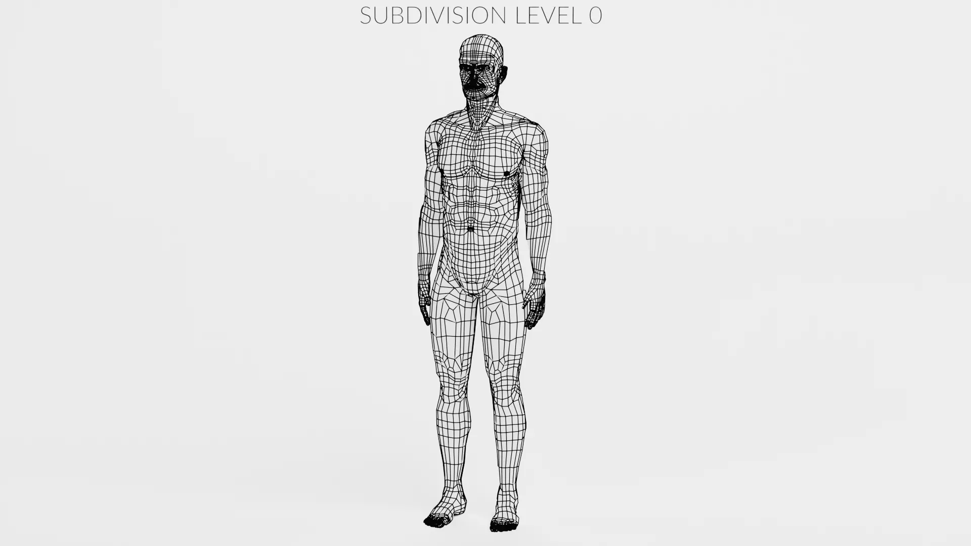 Male Dummy - Man Mannequin - Rigged Low-poly 3D model_13
