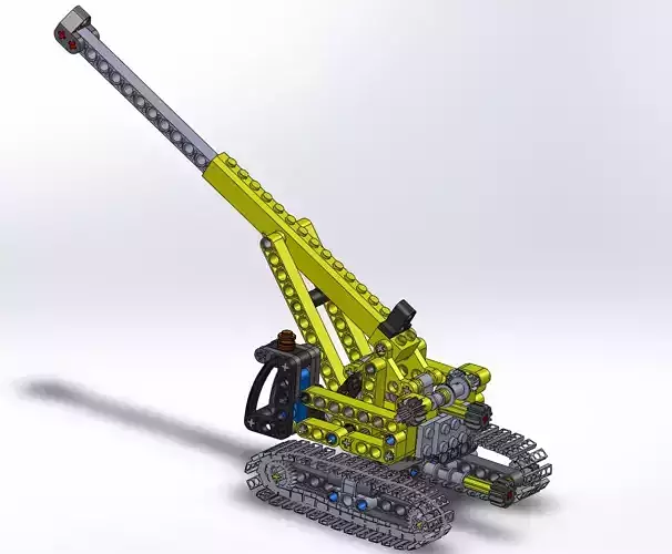 Mini Crawler Crane Toy  LEGO Toy