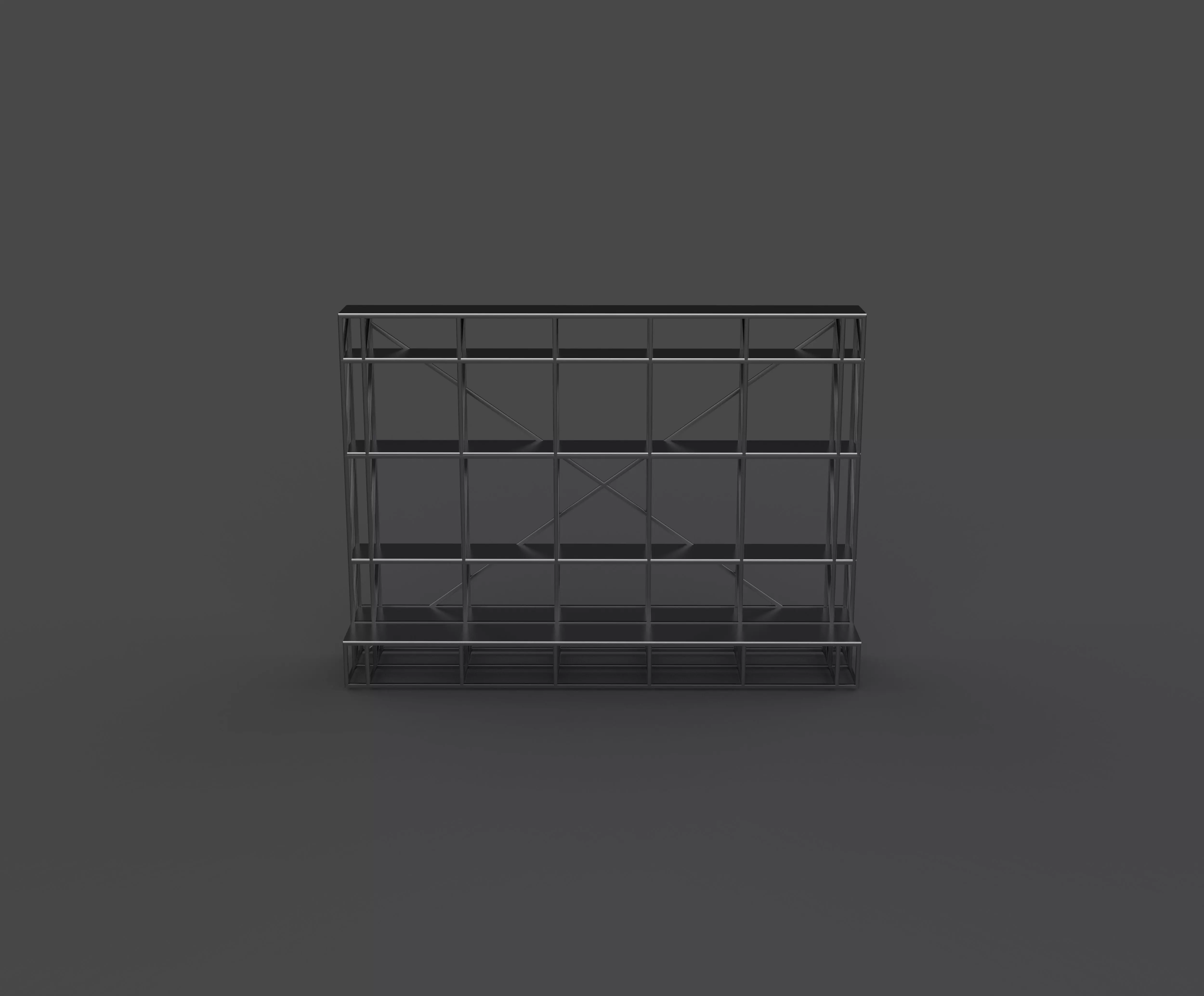 Scaffolding frame 3D model_6