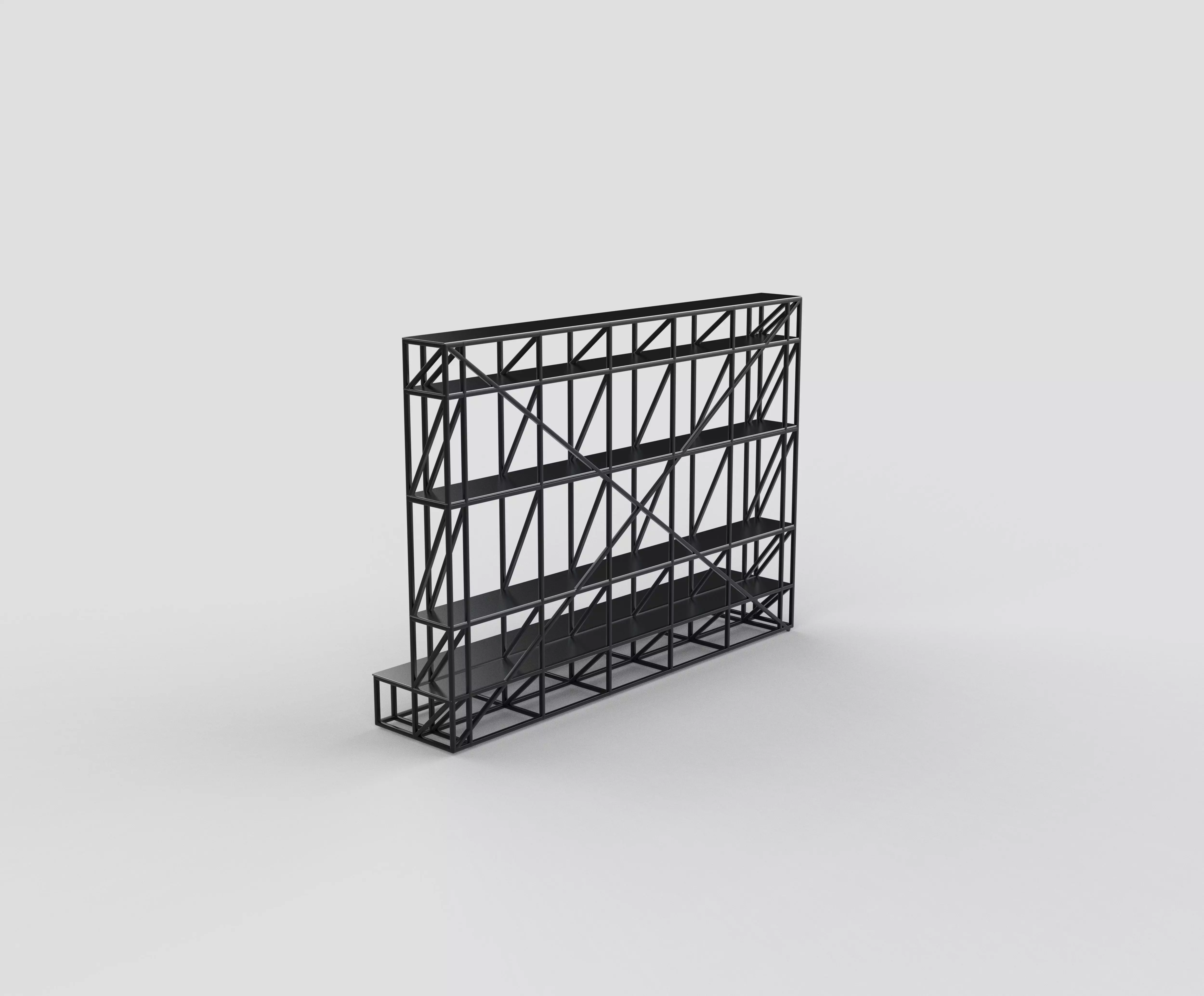 Scaffolding frame 3D model_4